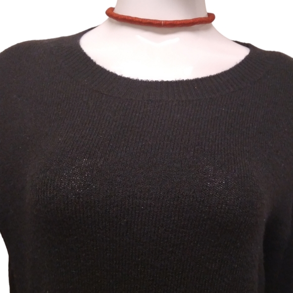 Halogen Tie Bell Sleeve Women Wool Blend Sweater Black Size Small P | Nordstrom. - Picture 5 of 12